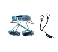 Ocun Via Ferrata Twist Tech Eco Captur Pro Swivel gris/bleu ML