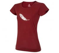 Ocun - Women's Classic T Organic Feather - T-shirt - L - wine syrah