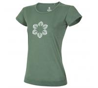 Ocun - Women's Classic T Organic Flower - T-shirt - XS - green duck