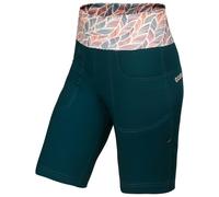 Short d'escalade femme Ocún Sansa Shorts vert sarcelle profond L