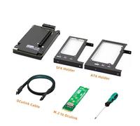 OCuP4V2 OCuLink GPU Dock ReDriver prise en charge PCI-E 4.0x4 en option NVME M.2 vers OCulink adaptateur carte graphique externe pour ordinateur portable - Type with M.2 Adapter