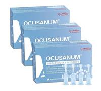 OCUSAN Gouttes à Dose Unique pour les Yeux Secs | Hydrate et Apaise l’Œil | Solution Oculaire sans Conservateur | Lubrifiant à l'Acide Hyaluronique | Larme Artificielle | Apte pour Lentille de Contact