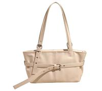 Ocuuer Sac à bandoulière en cuir PU avec Baille de boucle rétro pour les femmes travail (blanc)