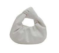 Ocuuer Sac sous arme Pu en cuir décontracté Sac nuage pour dames (blanc)