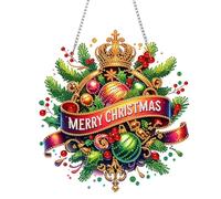 Ocuuer Thème de Noël Colore Ball 2D Plat DIY Kit Suspendu d'Art et Décor (D102)