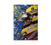 ocvdfss Ayrton Senna Impression sur toile pour décoration murale de salon, chambre à coucher 30 x 45 cm