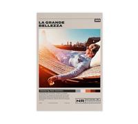 ocvdfss La Grande Bellezza 2 affiches de film sur toile pour décoration de chambre à coucher, bureau, cadeau (50 x 75 cm)