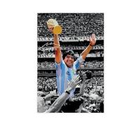 ocvdfss Maradona Poster sur toile pour chambre à coucher, bureau, chambre, cadeau 30 x 45 cm