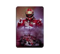 ocvdfss Michael Schumacher 3 Plaque en métal vintage pour pub, club, café, bar, maison, décoration murale rétro 20 x 30 cm