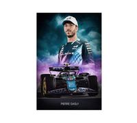ocvdfss Poster sur toile Pierre Gasly pour décoration de chambre à coucher, bureau, chambre, cadeau 30 x 45 cm