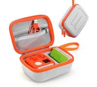 OCXLLEATLY Étui de voyage compatible avec Yoto Mini édition 2024, sac de rangement rigide en EVA pour lecteur audio et lecteur de musique, cartes de livres audio et câble de charge (gris)