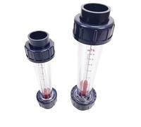 OCXUTSX Débitmètre à Flotteur for Liquide de tuyauterie en Plastique LZS-15/25/32/40/50/65 60 100 160 250 400 600 1000 LPH Débitmètre à Eau Rotamètre(DN25 250-2500LPH,Female Thread)