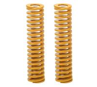 OD 12mm ID 6mm Extra Léger Charge Moule Die Printemps Jaune 2pcs Précision Élastique Mouvement Équipement Automobile (Tf12 * 60 mm)