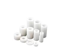 OD 9 ID 6 Longueur 3-50mm Rondelle de fixation Poste d'isolation en nylon Entretoise en plastique Manchon droit en nylon Rondelle ABS Trou rond Post PCB Rondelles de fixation spatiales (Color : 100pc