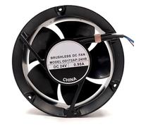 OD172AP-24HB 17251 DC Fan, 3-Wire Tach Dual Ball VFD UPS Server Rack Fan