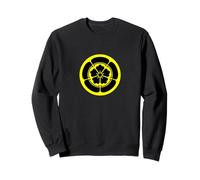 Oda Mon Japonais Samourai Clan Noir Jaune Vecteur Art Sweatshirt
