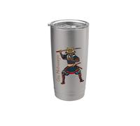 Oda Nobunaga - Guerrier samouraï Gobelet isotherme en acier inoxydable double paroi