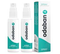 ODABAN Déodorant anti-transpirant en spray, 30ml I Déodorant contre la transpiration excessive I Anti-transpirant en cas d'hyperhidrose, mains, aisselles et tête I Convient aux peaux sensibles | Effet longue durée | 2 sprays