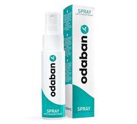 odaban® Spray anti-transpirant sans parfum pour le corps, flacon 30 ml | Sans parfum et sans gaz propulseur, pour aisselles, mains, pieds, visage, dos et autres zones du corps, flacon 30 ml