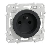 Odace - prise de courant 2P+T - anth. - à vis - 4 connexions rapides par pôle - SCHNEIDER ELECTRIC - S540049
