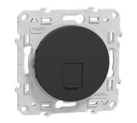 Odace - prise RJ45 cat.6 STP - grade 2TV min à grade 3TV (+ multimédia) - anthr - SCHNEIDER ELECTRIC - S540476
