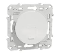 Odace - prise RJ45 cat.6 STP - grade 2TV min à grade 3TV (+ multimédia) - blanc - SCHNEIDER ELECTRIC - S520476