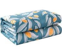 Odaima Couette D'été Très Légère,Couette Fine et Légère pour L'été,Couette D'été imprimée,Coton Lavé, Douce Et Confortable, Légère Et Respirante, Lavable en Machine(Color11,200x230cm/79x90in)