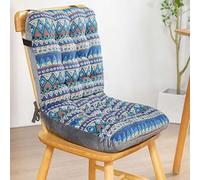 Odaima Coussin de Chaise avec Dossier Salon de Manger/Bureau - Coussin de Siège pour Attacher - avec Rembourrage Doux -Coussins d Assise de Jardin(Color7,42x33x45cm)