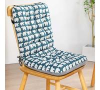 Odaima Coussin de Chaise avec Dossier Salon de Manger/Bureau - Coussin de Siège pour Attacher - avec Rembourrage Doux -Coussins d Assise de Jardin(Color5,42x33x45cm)