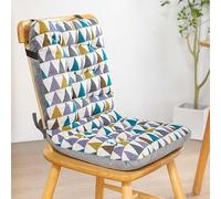 Odaima Coussin de Chaise avec Dossier Salon de Manger/Bureau - Coussin de Siège pour Attacher - avec Rembourrage Doux -Coussins d Assise de Jardin(Color10,45x35x57cm)