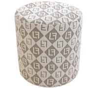 Odaima Housse de Pouf Ottomane Rond 35/40/45/50/60/80cm Extensible Couverture Ottomane Jacquard Housses de Repose-Pieds Housse pour Banc à Chaussures avec Fond élastique(#8,D:30cmxH:30cm)