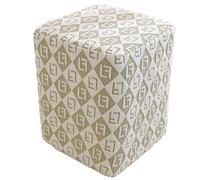 Odaima Housse Ottomane Carrée Housse de Pouf 35x35/40x40/45x45/50x50/60x60 Extensible Jacquard Housses de Repose-Pieds Carrée Couverture Ottomane de Pouf avec Fond élastique(Color8,30x30x30cm)