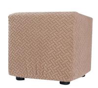 Odaima Housse Ottomane Housse de Pouf Carré Extensible Housse Ottomane Doux Housse Tabouret avec Fond Élastique Carré Housse Repose-Pied Ottoman Spandex Tissu Lavable(Color 13,L:85-95cm/33-37in)