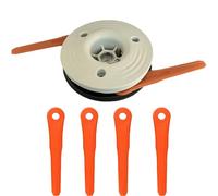 Odashen 28-2 Tête de rechange avec 4 lames de rechange pour STIHL FS56 FS70 FS89 FS91 FS94 FS111 FS120 FS131 FS235 FS250 FR235 FR131 FS240 FSA90 FSA130 FSA135 Remplace 4 lames 002 8 20 2300
