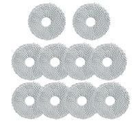 Odashen Lot de 10 chiffons de rechange pour aspirateur robot Roborock Q Revo, ensemble d'accessoires de rechange