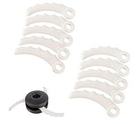 Odashen Lot de 10 lames de rechange en plastique pour coupe-bordures 198426-9 198383-1 DUR368AZ DUR369AZ DUR368LZ