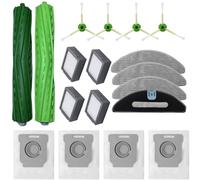 Odashen Lot de 18 accessoires de rechange pour aspirateur robot iRobot Roomba Combo J5+ I5+ J5 I5, brosse principale, chiffon serpillère, sac à poussière, filtre HEPA, brosse latérale