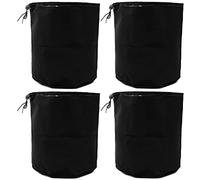 Odashen Lot de 4 housses étanches à la poussière pour tondeuse à gazon, accessoires pour coupe-bordures Stihl Echo (noir)