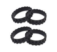 Odashen Lot de 4 pneus antidérapants en caoutchouc pour iRobot Roomba série 500, 600, 700, 800, 900
