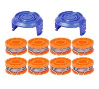 Odashen Lot de 8 bobines de fil + 2 capuchons de rechange pour débroussailleuse MacAllister MGTP18Li