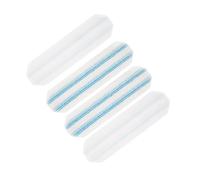 Odashen Serpillière de rechange pour Vileda H2PrO pour O-Cedar H2PrO, housse de rechange pour balai à franges supprime la saleté tenace, fixation facile au cadre, lavable en machine pour tous les sols