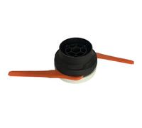 Odashen Tête de débroussailleuse PolyCut 6-2 4006-710-2137 compatible avec débroussailleuse Stihl FS38 FS40 FS45 FS50 FSA60 FSA86, système de coupe à double lame