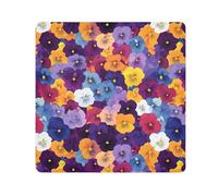 ODAWA Trousse de maquillage magique de 55,9 cm, motif floral rétro, violet ouverte, pochette à lentilles lavable pour appareil photo, ordinateurs portables, cosmétiques