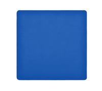 ODAWA Trousse de maquillage portable anti-rayures pour voyage Bleu cobalt 55,1 x 55,1 cm