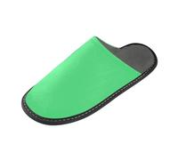 ODAWA Vermilion House Pantoufles d'intérieur chaudes pour homme et femme, Turquoise vert, 38/38.5 EU