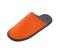 ODAWA Vermilion House Pantoufles d'intérieur chaudes pour homme et femme, Vermillon, 38/38.5 EU