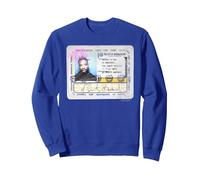 ODB OL Dirty Ba-Card ID Return 36 Chambers Brooklyn Zoo Raw Sweatshirt, Unisexe pour Adultes, Bleu Royal, XXL
