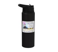 ODB Ol Dirty Ba-Card ID Return 36 chambres Wu Tang Zoo Raw Stainless Steel Insulated Water Bottle