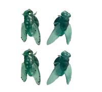 Odd Fly Replication Boucles d'oreilles respectueuses de l'environnement Construction en colophane Confortable Ajustement Humoristique Quotidien Petites boucles d'oreilles mouche noire, taille unique