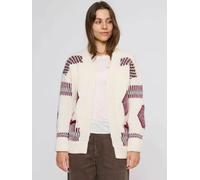 Odd Molly Cardigan 'ABL Marilyn' gris / rouge / blanc cassé, Taille XS